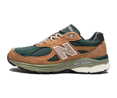 New Balance Made in USA - Tan / Green