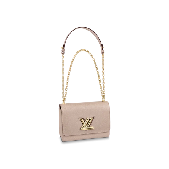 Louis Vuitton Twist MM Galet Gray - Get the perfect accessory for any woman's wardrobe!