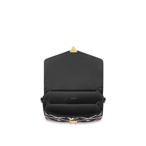 Save Big on Women's Louis Vuitton Pochette Metis in Black, Pink & Beige