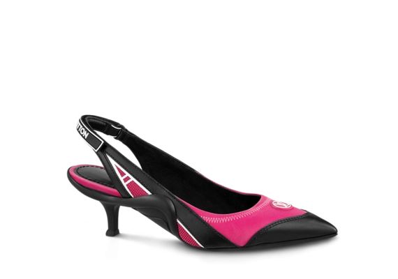 Shop Women's Louis Vuitton Archlight Slingback Pump Rose Pop Pink and Get Discount!