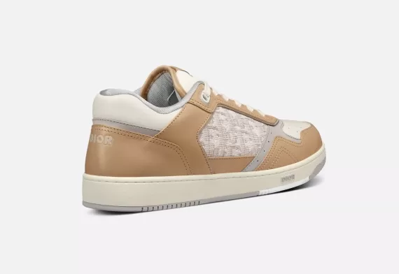 B27 Low-Top Sneaker - Beige and Cream