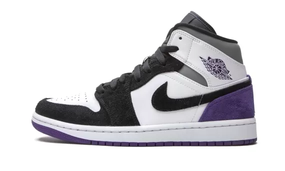 Air Jordan 1 Mid SE - Court Purple Suede