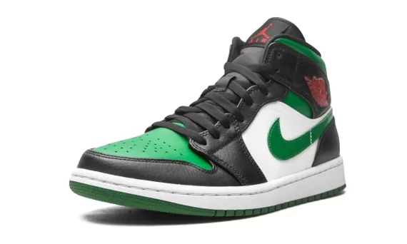 Air Jordan 1 Mid - Green Toe