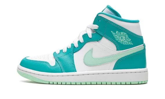 Air Jodan 1 Mid - Washed Teal