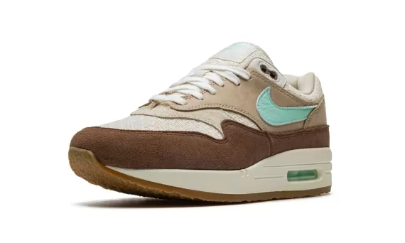 Air Max 1 Crepe - Medium Brown/Mint Foam/Mushroo